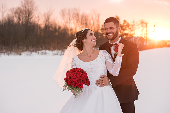 A Romantic Winter Wonderland Wedding
